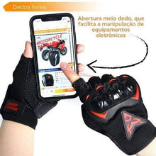 Carregar imagem no visualizador da galeria, BreezeGuard - Luvas de Verão Meio Dedo para Motociclistas