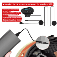 Carregar imagem no visualizador da galeria, Intercomunicador Bluetooth MotoHead