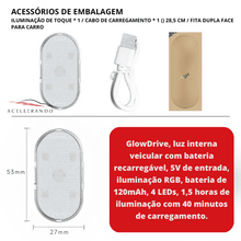 Carregar imagem no visualizador da galeria, GlowDrive | Luz Interna Veicular 2 peças