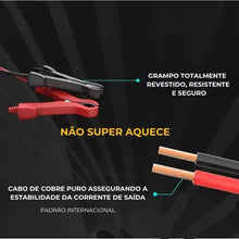 Carregar imagem no visualizador da galeria, Carregador Inteligente Bateria Carro Moto Display LCD - Acellerando