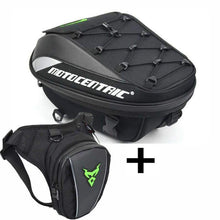 Carregar imagem no visualizador da galeria, Mochila Impermeável para Banco Traseiro de Motocicleta + Bolsa Tática de Perna Grátis