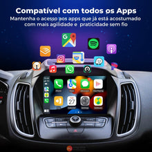 Carregar imagem no visualizador da galeria, Mini Adaptador Bluetooth Apple CarPlay e Android Auto - MultimidiaWireless™

