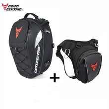 Carregar imagem no visualizador da galeria, Mochila Impermeável para Banco Traseiro de Motocicleta + Bolsa Tática de Perna Grátis
